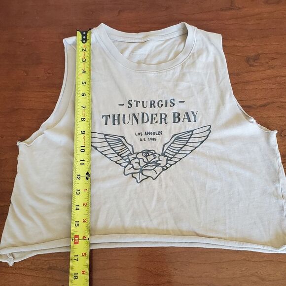 FREE with Purchase Bar Limited Sleeveless Crop Top Size Small - Picture 5 of 5